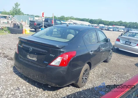 2014 Nissan Versa 1.6 Sv из США, поврежденный, VIN 3N1CN7AP5EL802740